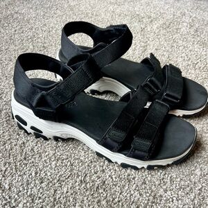 Skechers Black Sandals